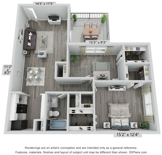 Unit 105D 105D floor plan